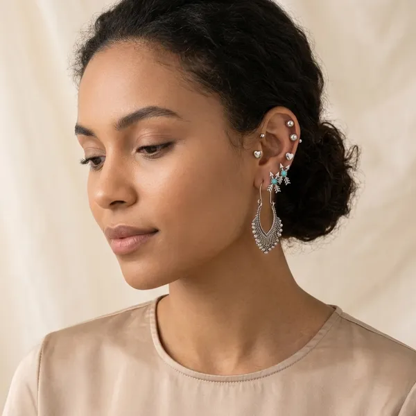 Trendy_Oxidized_Boho-Chic_Silver_Plated_6_Pair_Of_Earrings_For_Women/Girls