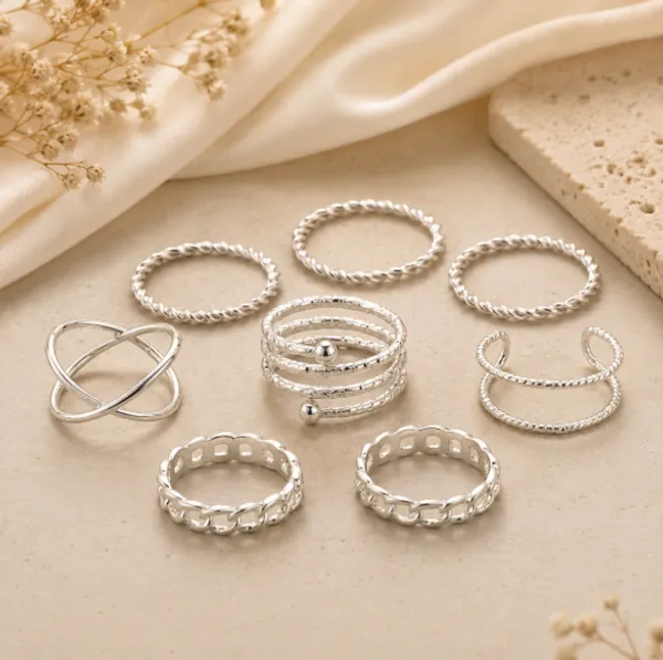 Exclusive_Multi_Designs_Silver_Plated_Magnificent_Rings_For_Women/Girls