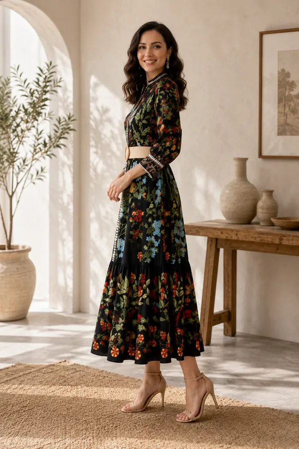 Midnight_Botanical_Belted_Dress