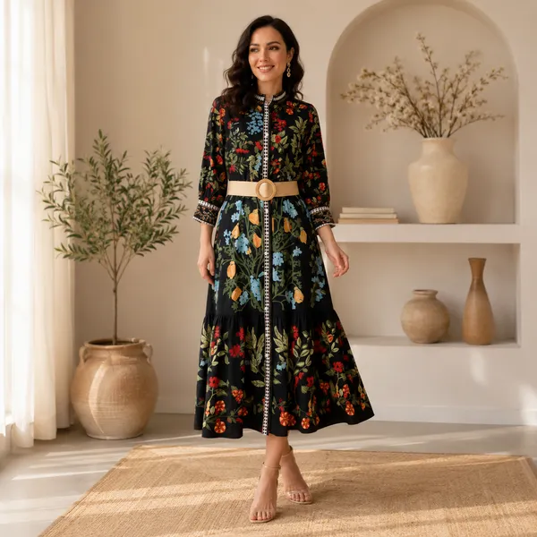 Midnight_Botanical_Belted_Dress