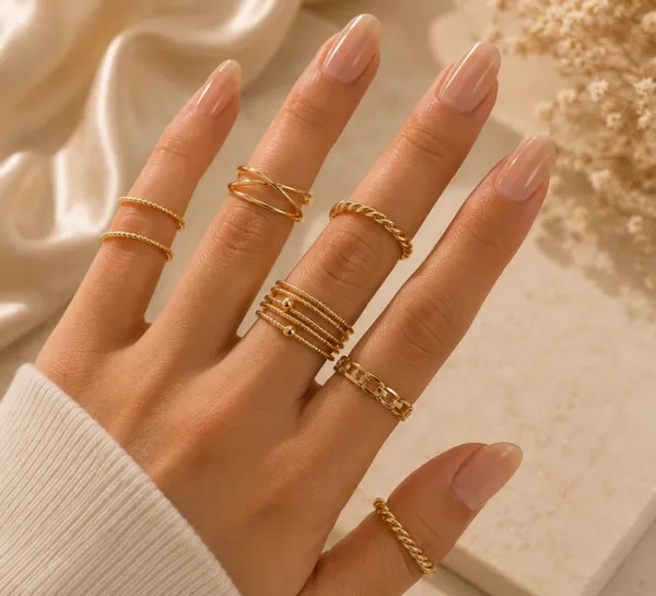 Combo_Of_8_Gold_Plated_Mixed_Sized_Rings