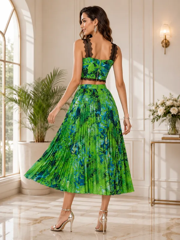 Emerald_Tropical_Print_Twin_Set