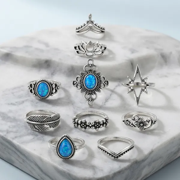 Combo_Of_11_Silver_Plated_Mixed_Sized_Rings