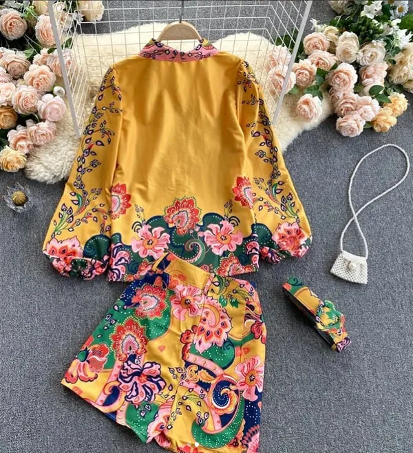 Golden_Bloom_Shirt_&_Short_Set