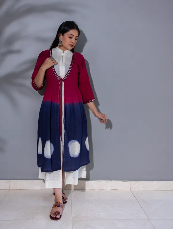 Maroon_Blue_Cotton_Shibori_Print_Anarkali_Jacket_For_Women