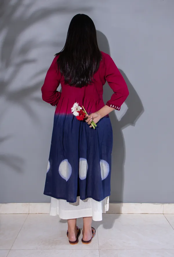 Maroon_Blue_Cotton_Shibori_Print_Anarkali_Jacket_For_Women