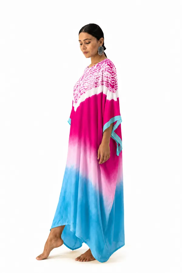 Pink_Blue_Ombre_Shibori_Kaftan_Dress