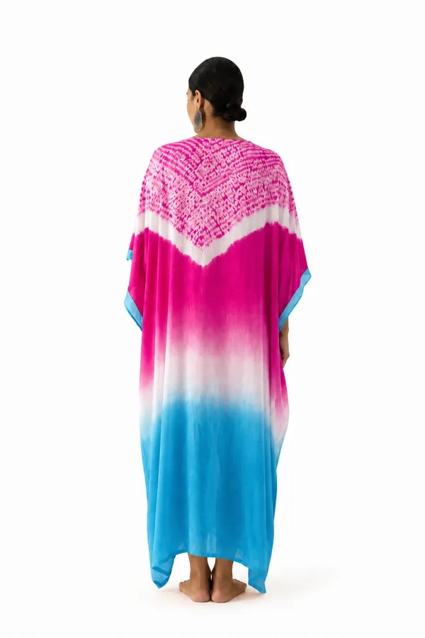 Pink_Blue_Ombre_Shibori_Kaftan_Dress