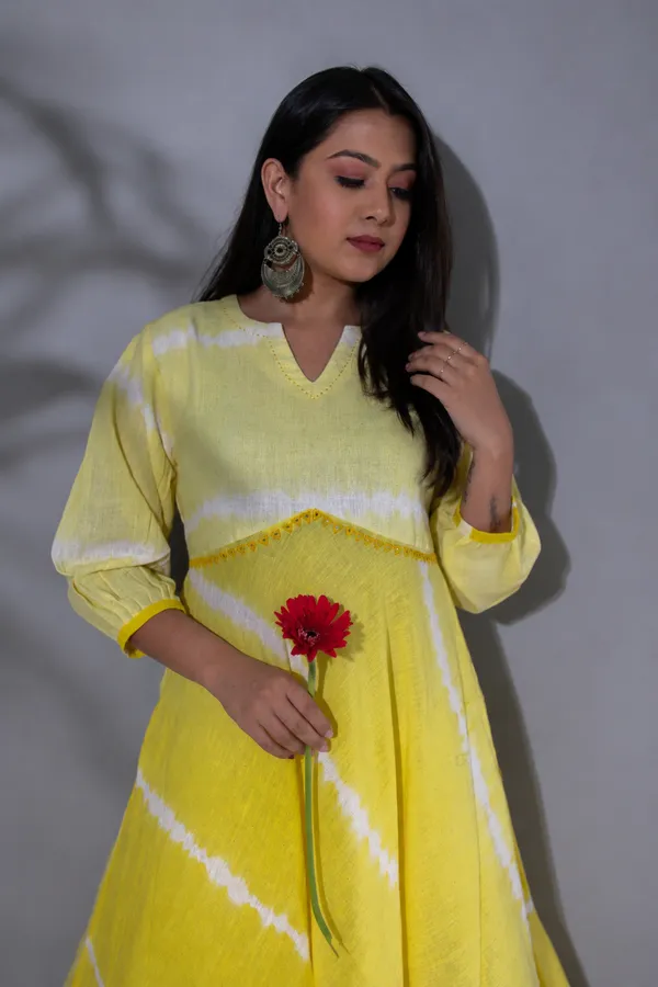 Yellow_Cotton_Tie_Dye_Anarkali_Dress_For_Women