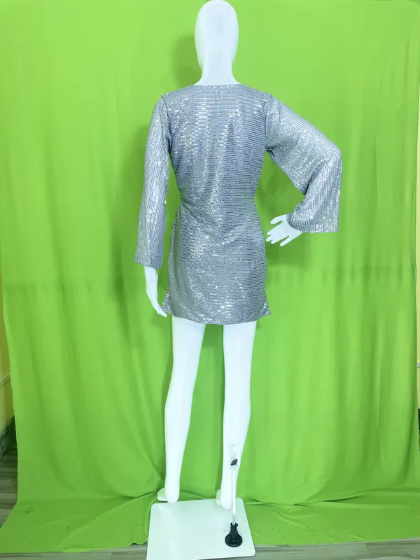 Sequin_Wrap_Mini_Party_Dress_With_Bell_Sleeves-Ash_Colour