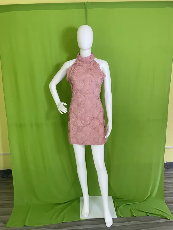Pink_Cotton_Blend_Silhouette_Back_Open_Mini_Dress_For_Women