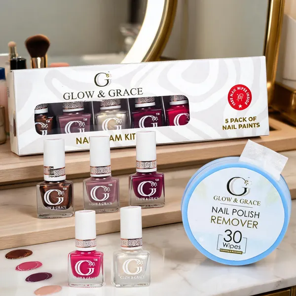 Glow_&_Grace_Nail_Paint_Combo_Pack_Of_5_With_Nail_Wipes