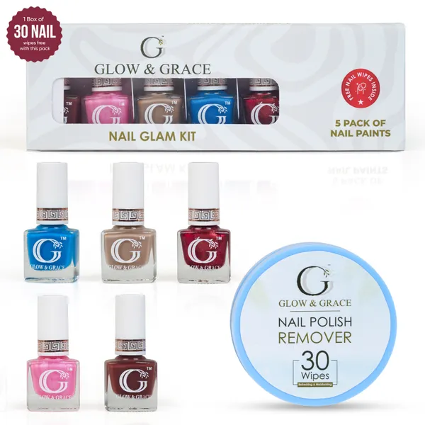 Glow_&_Grace_Nail_Paint_Combo_Pack_Of_5_With_Nail_Wipes