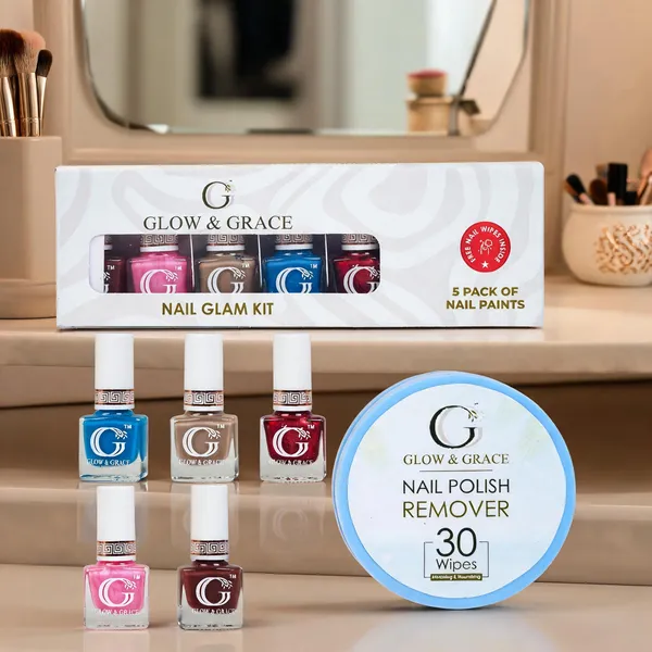 Glow_&_Grace_Nail_Paint_Combo_Pack_Of_5_With_Nail_Wipes