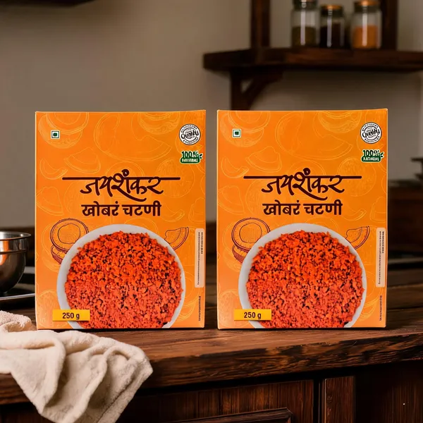 Jayshankar_Foods_Dry_Coconut_Garlic_Chutney_250G_-_Pack_Of_2