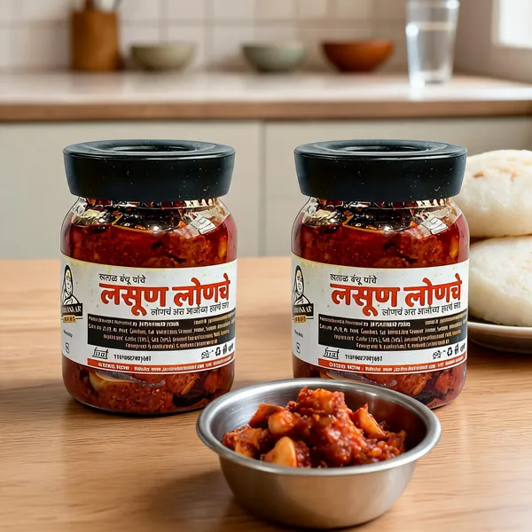 Jayshankar_Foods_Lasun_Lonche_Garlic_Pickle_200G_-_Pack_Of_2