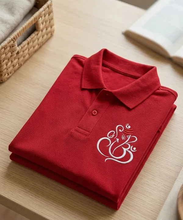 Lord_Ganesha_Embroidered_polo_t_shirt