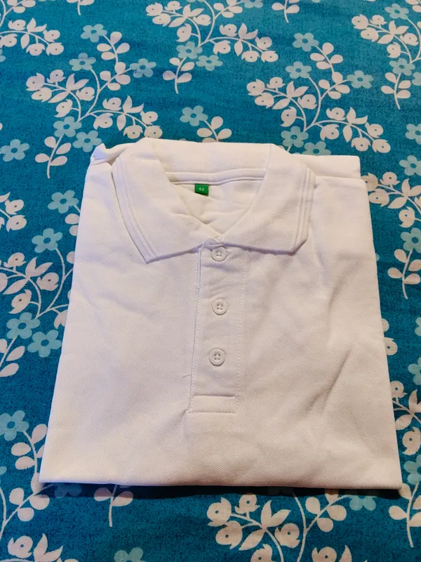 White_Cotton_Regular_Fit_Polo_T-Shirt_For_Men