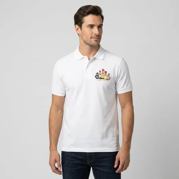White_Cotton_Embroidered_Polo_T-Shirt_For_Men