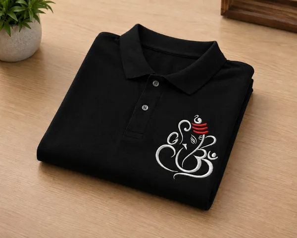 Black_Cotton_Regular_Fit_Polo_embroidery_T-Shirt_For_Men
