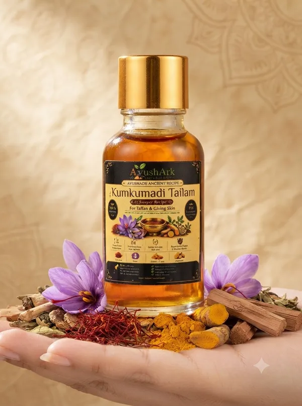 Ayushark_Kumkumadi_Tailam_Saffron_Ayurvedic_Face_Oil