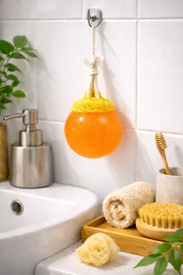 Ayushark_Orange_Loofah_Soap_On_A_Rope_Bath_Bar_-_Pack_of_2