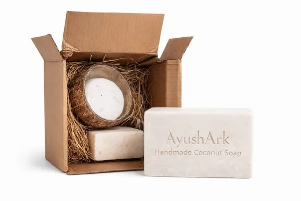 Ayushark_Coconut_Oil_Almond_Handmade_Soap_Bar_-_Pack_of_2