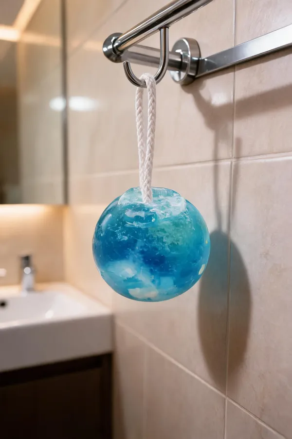 Ayushark_Peppermint_Loofah_Glycerine_Hanging_Soap_Bar