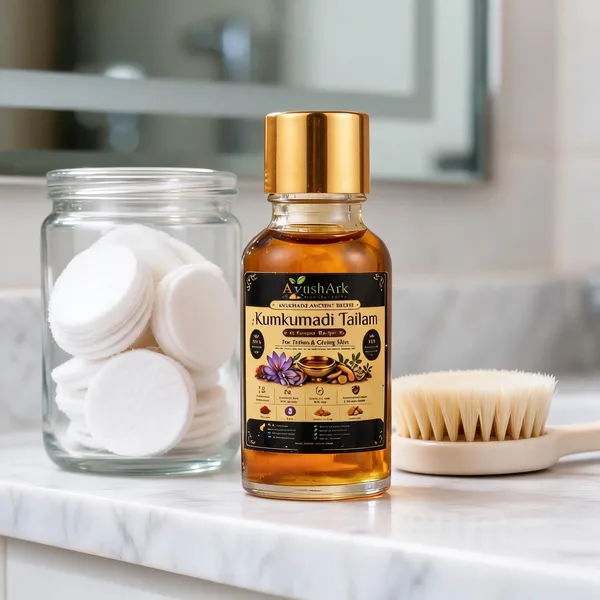 Ayushark_Kumkumadi_Tailam_Saffron_Ayurvedic_Face_Oil