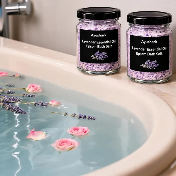Ayushark_Lavender_Essential_Oil_Epsom_Bath_Salt_-_Pack_of_2