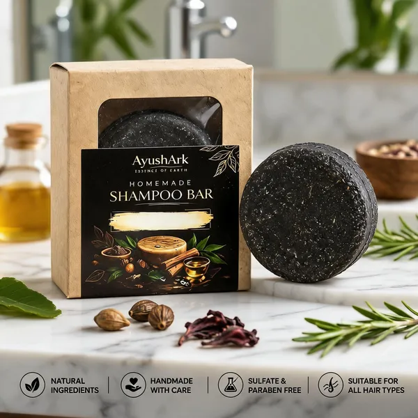 Ayushark_Activated_Charcoal_Bhringraj_Herbal_Shampoo_Bar