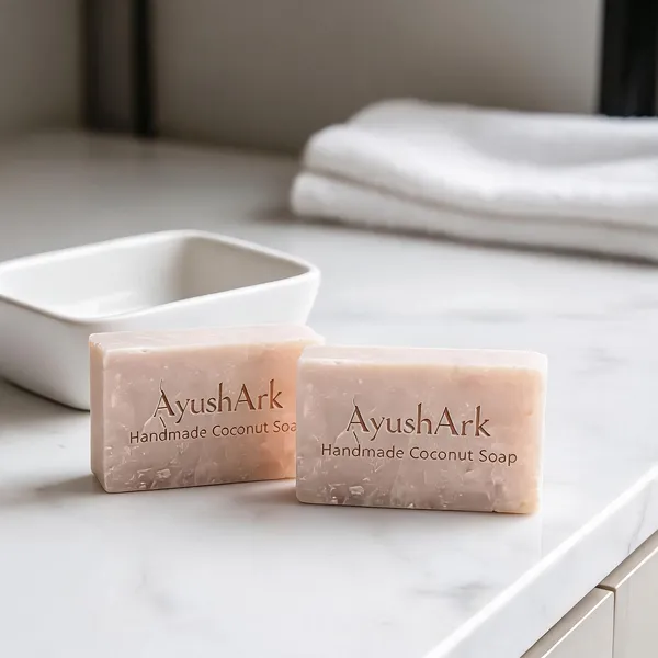 Ayushark_Coconut_Oil_Almond_Handmade_Soap_Bar_-_Pack_of_2