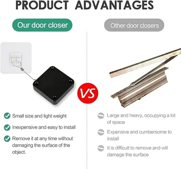 Abs_Steel_Punch-Free_Automatic_Screen_Door_Closer_Black