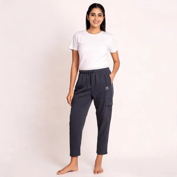 Grey_Cotton_Blend_Relaxed_Fit_Cargo_Pants_For_Women