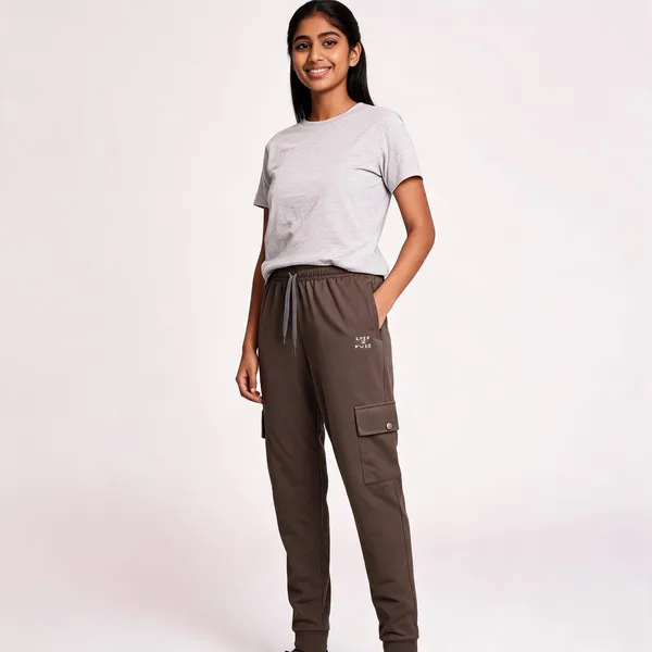 Brown_Cotton_Blend_Relaxed_Fit_Cargo_Track_Pants_For_Women