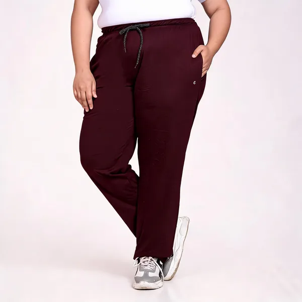 Maroon_Cotton_Blend_Relaxed_Fit_Track_Pants_For_Women