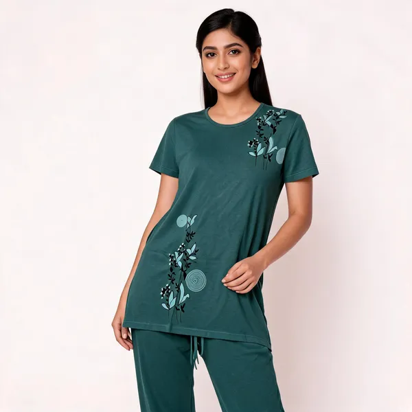 Green_Cotton_Relaxed_Fit_Floral_Print_Night_Suit_For_Women