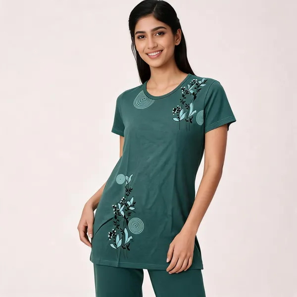 Green_Cotton_Relaxed_Fit_Floral_Print_Night_Suit_For_Women