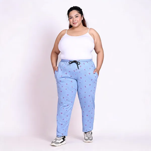 Blue_Cotton_Relaxed_Fit_Floral_Print_Plus_Size_Pyjama_For_Women