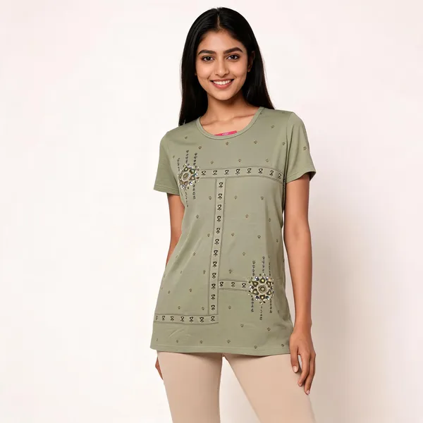 Olive_Cotton_Relaxed_Fit_Embellished_Round_Neck_Top_For_Women