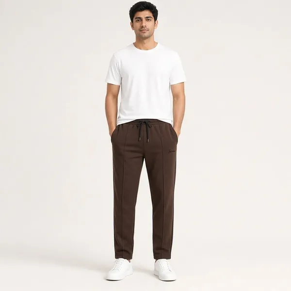 Brown_Cotton_Blend_Regular_Fit_Track_Pants_For_Men