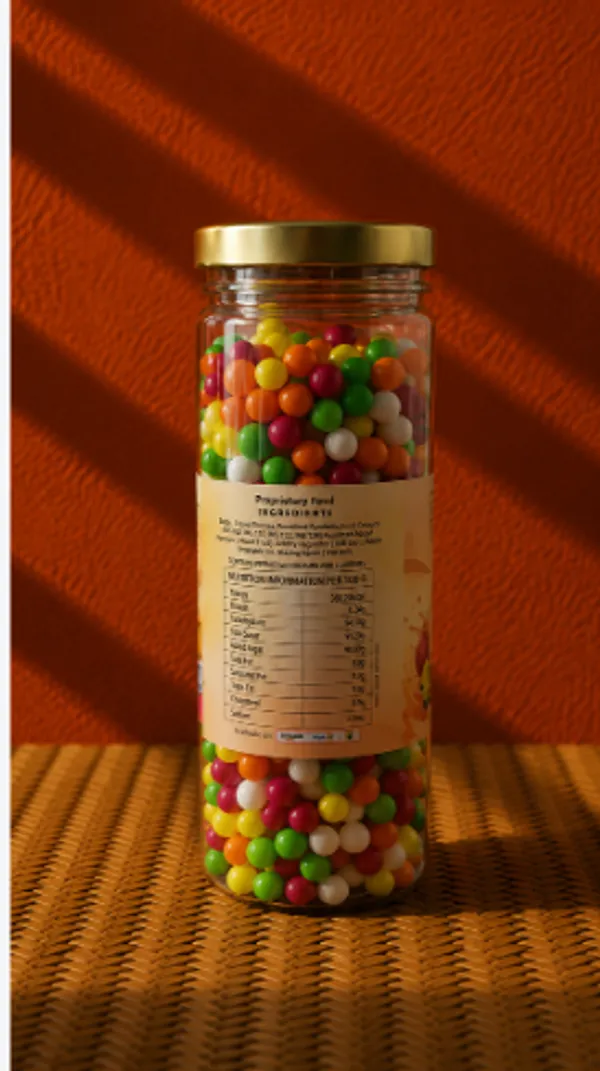 Mix_Fruit_Balls_250G_Colourful_Flavoured_Candy_Bites_Classic_Vegetarian_Confectionery_Jar_Pack