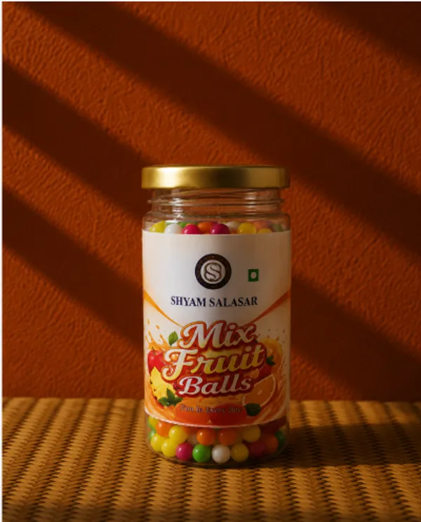 Mix_Fruit_Balls_150G_Colourful_Flavoured_Candy_Bites_Classic_Vegetarian_Confectionery_Jar_Pack