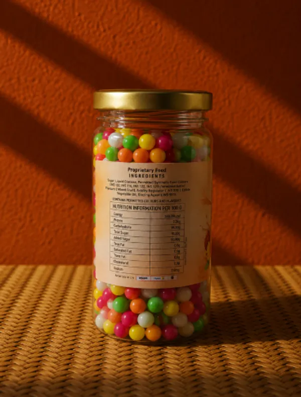 Mix_Fruit_Balls_150G_Colourful_Flavoured_Candy_Bites_Classic_Vegetarian_Confectionery_Jar_Pack