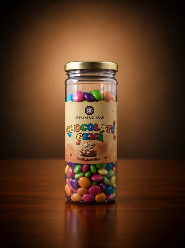 Shyam_Salasar_Chocolate_Gems_250g_|_Colourful_Chocolate_Candy_Bites_|_Classic_Sweet_Treat_|_Vegetarian_Jar_Pack