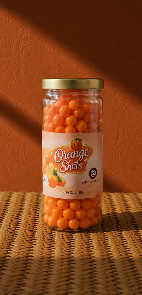 Shyam_Salasar_Orange_Shots_250g_|_Colourful_Flavoured_Candy_Bites_|_Classic_Vegetarian_Confectionery_|_Jar_Pack