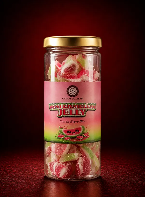 Shyam_Salasar_Watermelon_Jelly_200g_|_Soft_&_Chewy_Fruity_Jelly_Candy_|_Classic_Vegetarian_Confectionery_|_Jar_Pack