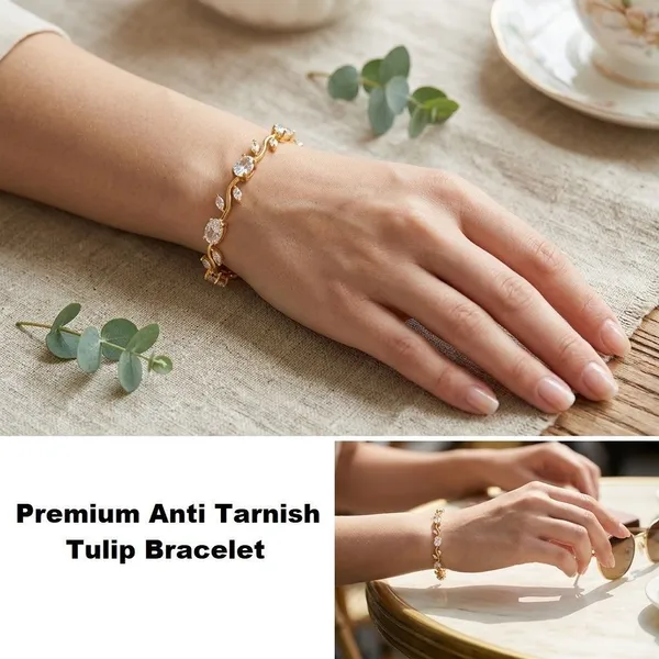 White_And_Gold_Stainless_Steel_Bracelet_For_Women