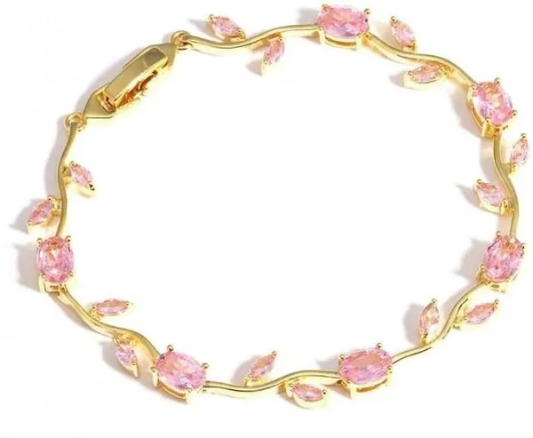 Pink_Stainless_Steel_Bracelet_For_Women