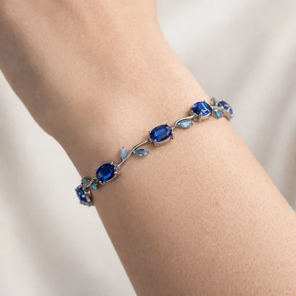 Blue_Alloy_Bracelet_For_Women